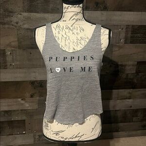PINK Victoria’s Secret Puppies Love Me Sleepwear Tank Top